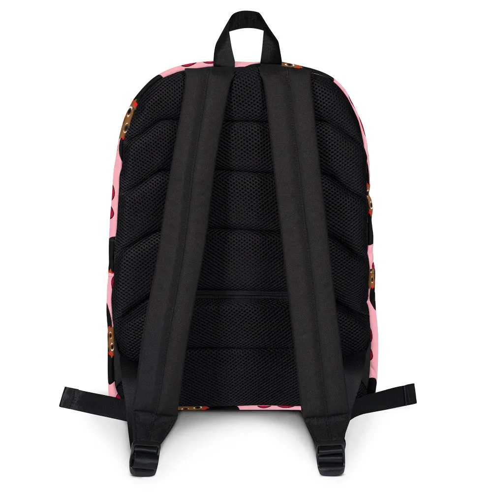 Bino and Fino 'Fino Pink Flower ' Backpack