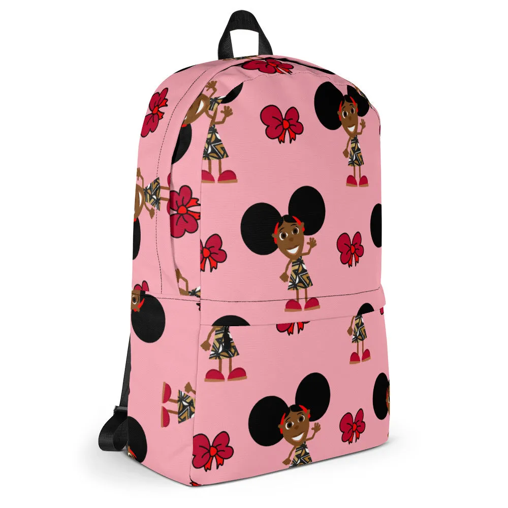 Bino and Fino 'Fino Pink Flower ' Backpack