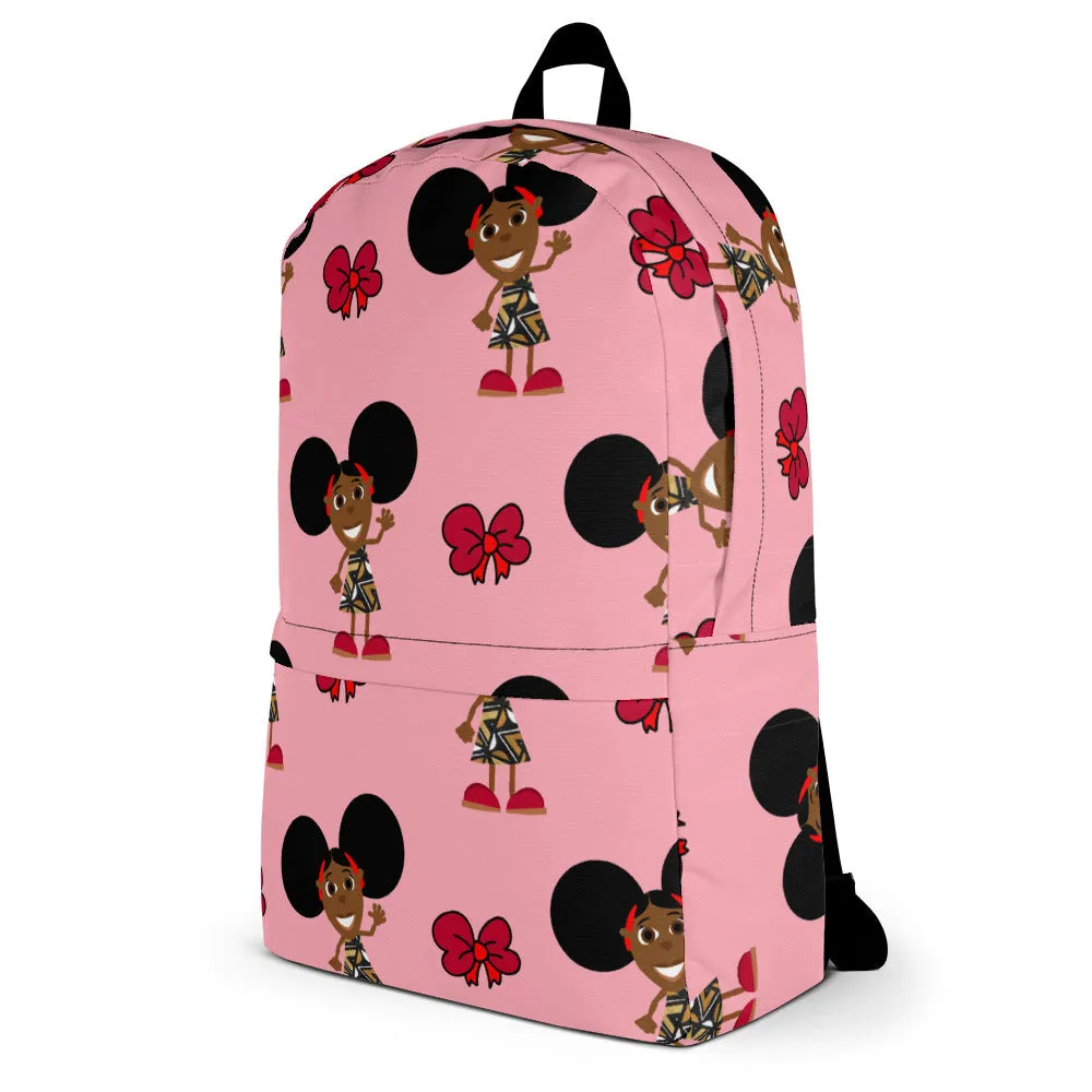 Bino and Fino 'Fino Pink Flower ' Backpack