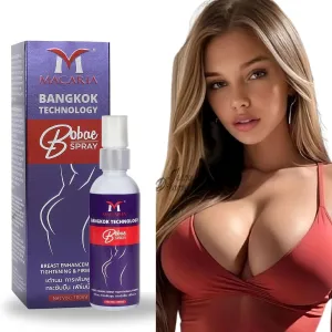 Bobae Brazilian Natural breast Spray Oil firming | Bust Tightening Shape & Size up Toning Firming Massage larger Breast Enhancement Gel bigger Brazilian Boobs Women enlargement Spray