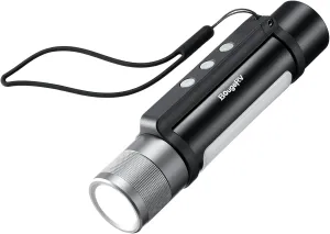 BougeRV FL01 Flashlight, Zoomable Camping Light, Adjustable Brightness Ambient Lighting, IPX4 Waterproof Side Light, Electric Outdoor Lamp for Outdoor, Emergency, Camping, Hiking, Power Outage