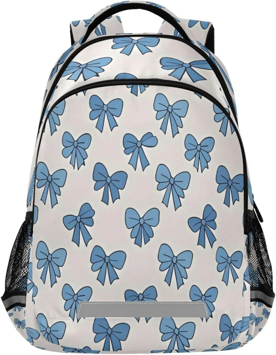 Bow Tie Design Waterproof Backpack - Casual Outdoor Sports Daypack with Ergonomic Shoulder Straps#428