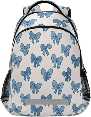 Bow Tie Design Waterproof Backpack - Casual Outdoor Sports Daypack with Ergonomic Shoulder Straps#428