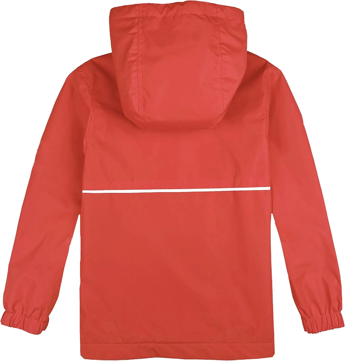 Boys Rain Jackets Lightweight Waterproof Hooded fleece Raincoats Windbreakers for Kids