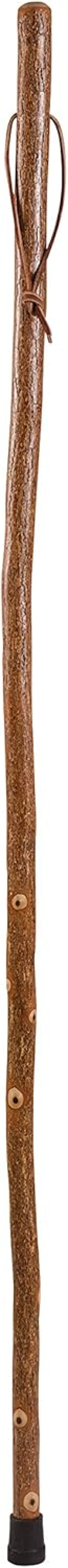 Brazos 48" Free Form Sassafras Wood Walking Stick Hiking Trekking Pole, Made in the USA