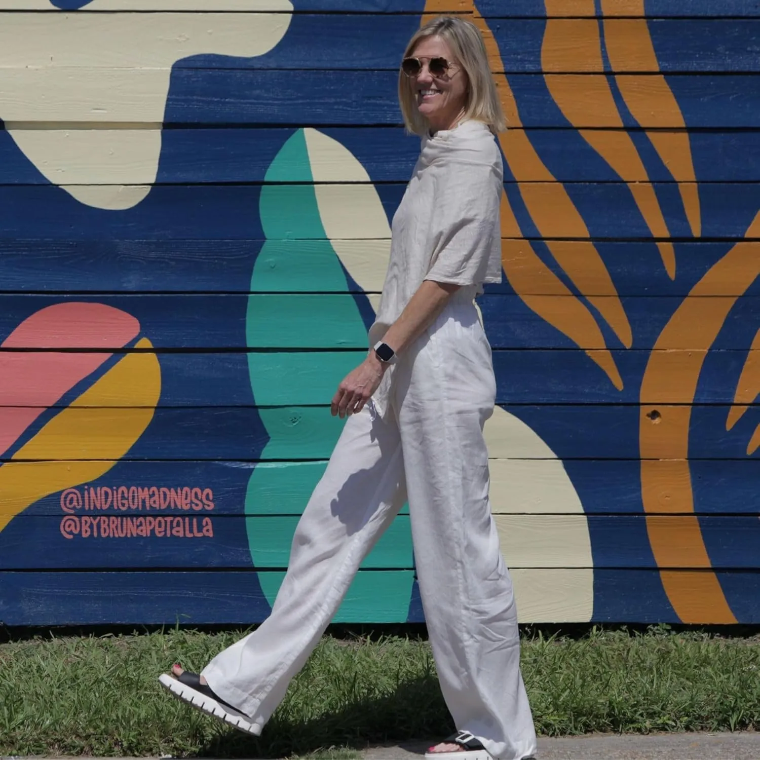 Bug Repellent Breezy Wide Leg Hemp Pants with Insect Shield Repellent Technology