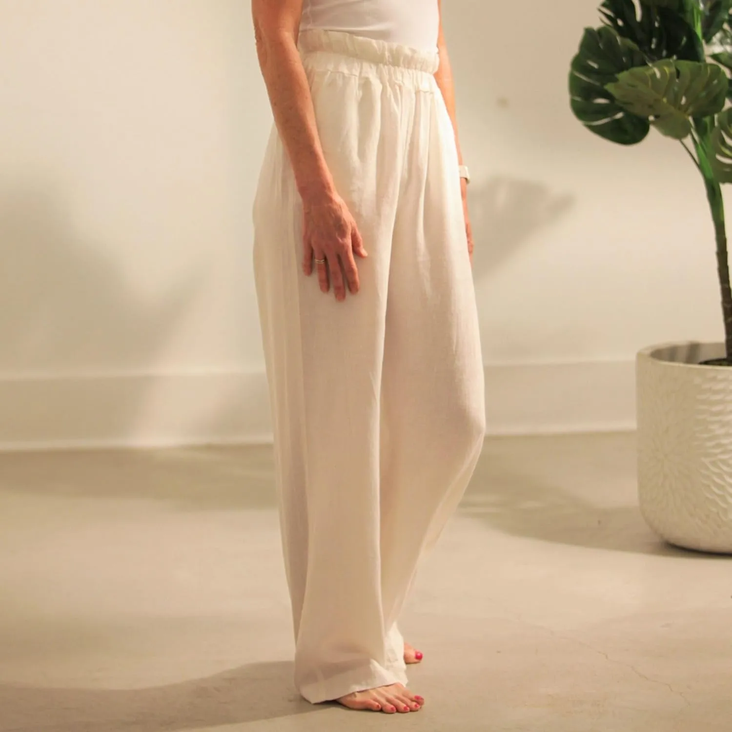 Bug Repellent Breezy Wide Leg Hemp Pants with Insect Shield Repellent Technology