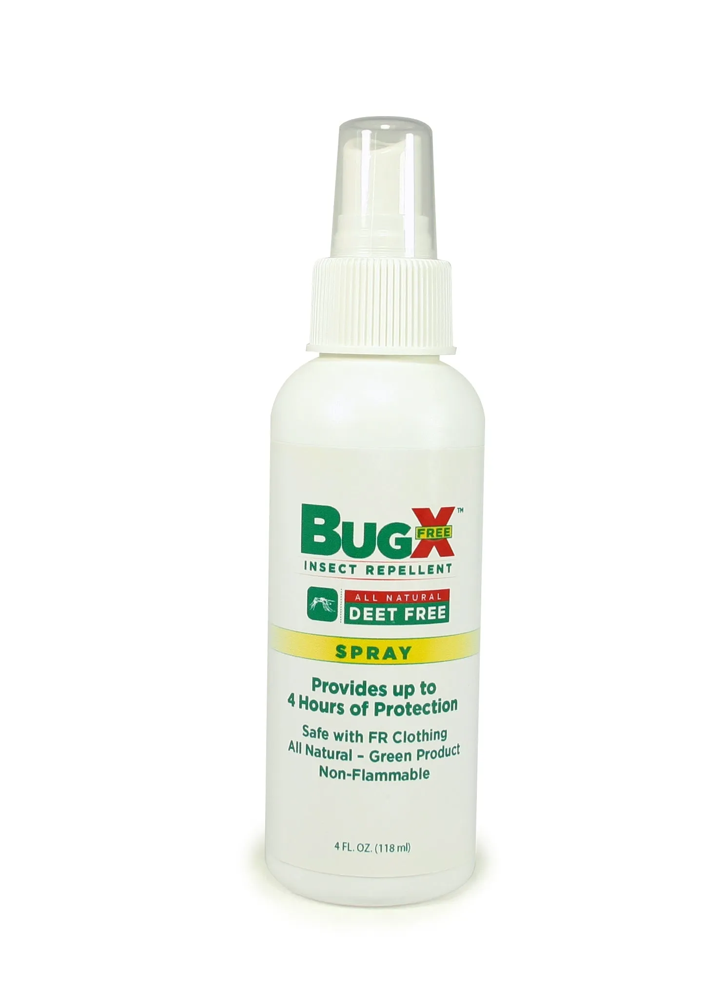 BugX DEET FREE Insect Repellent Spray, 4 oz. Bottle, Case of 12