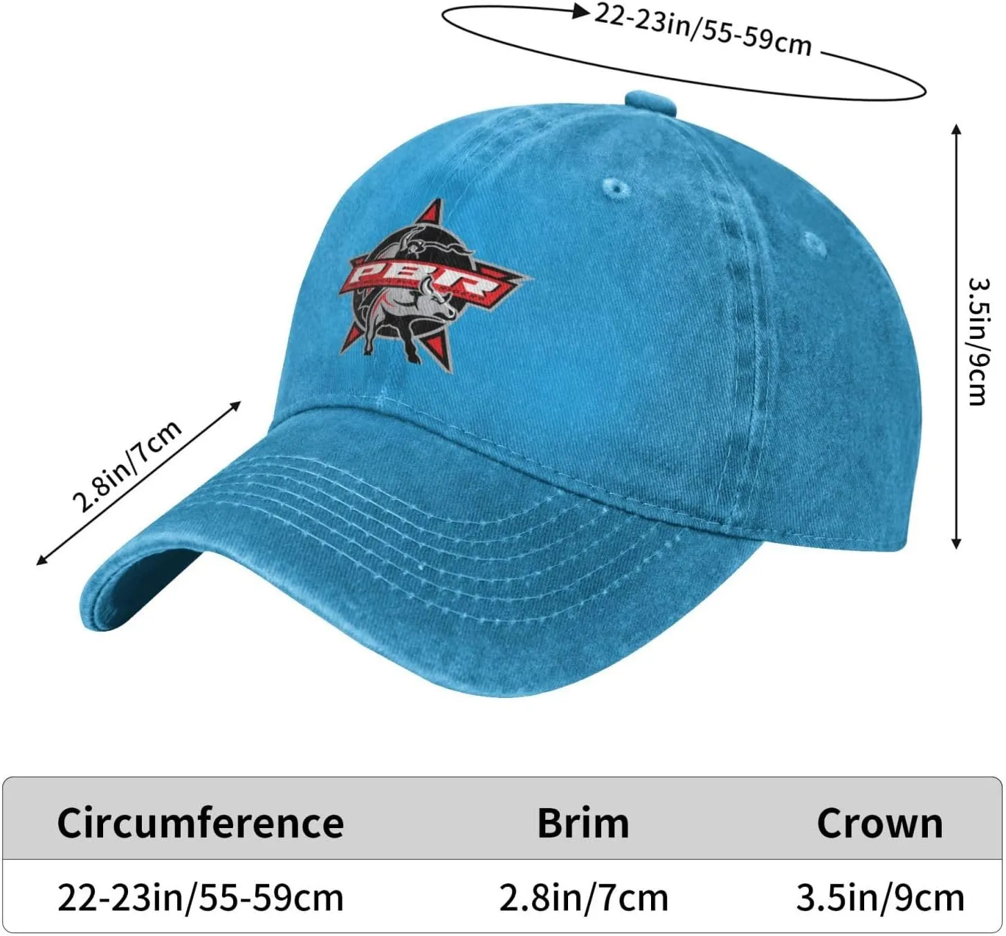 Bull Riding Us Flag Bull Rider Adult Cowboy Hat Womens Man Outdoor Casquette