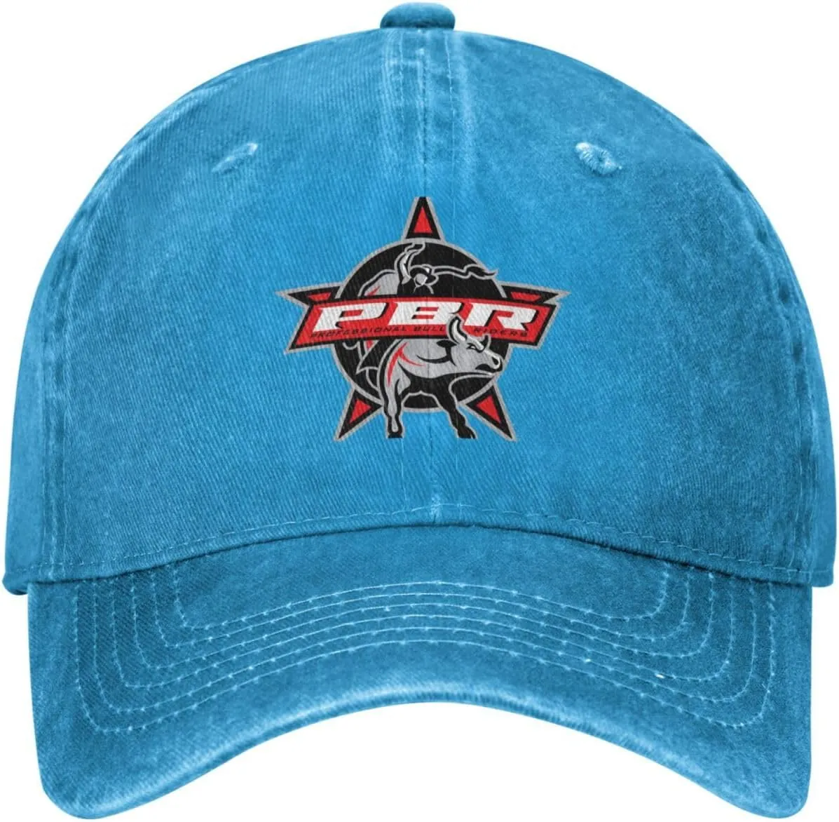 Bull Riding Us Flag Bull Rider Adult Cowboy Hat Womens Man Outdoor Casquette