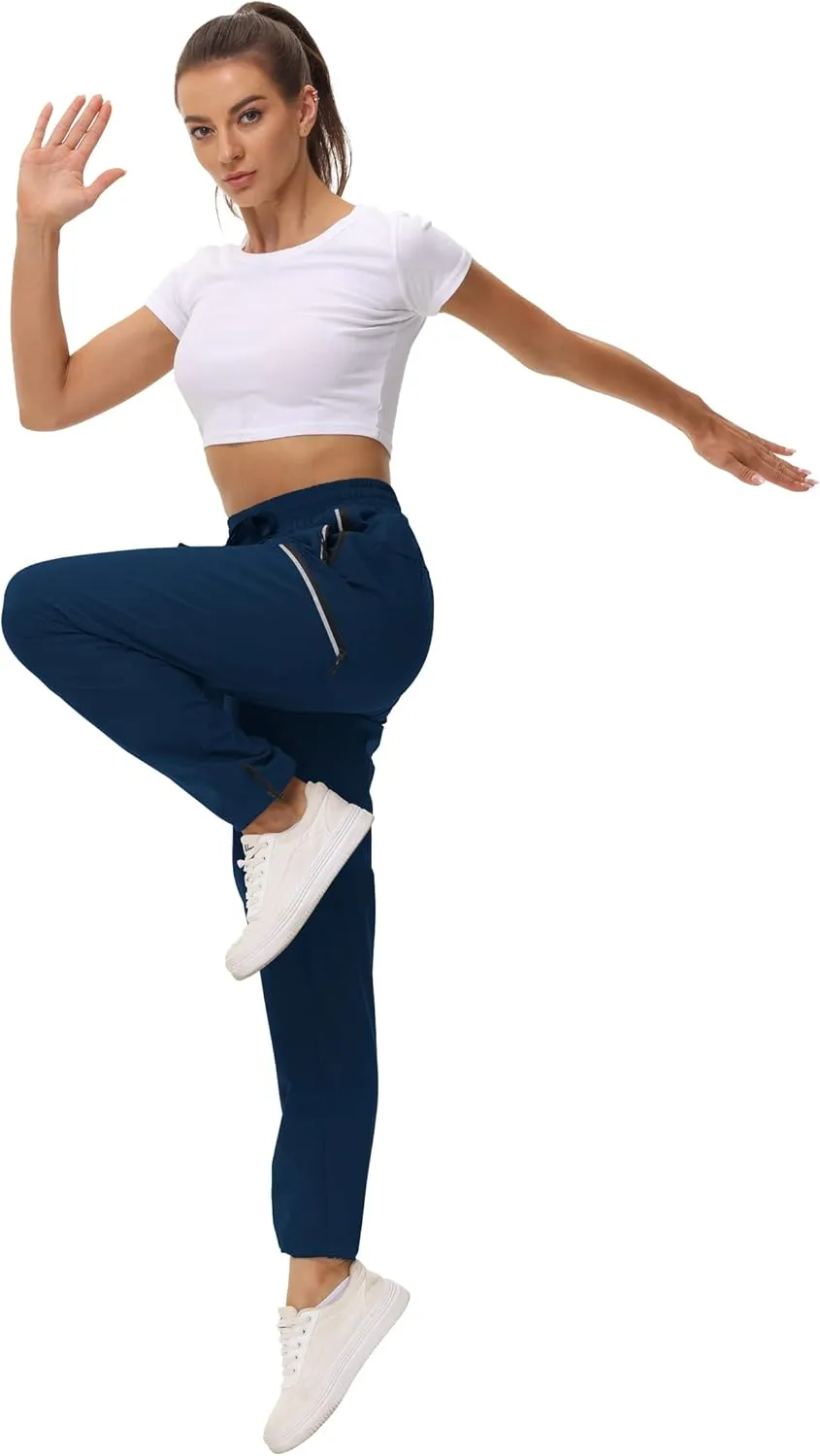 Cakulo Women's Hiking Pants Lightweight Water Resistant Golf Cargo Pants 2025 Summer Travel Trekking Fishing Pants Pockets