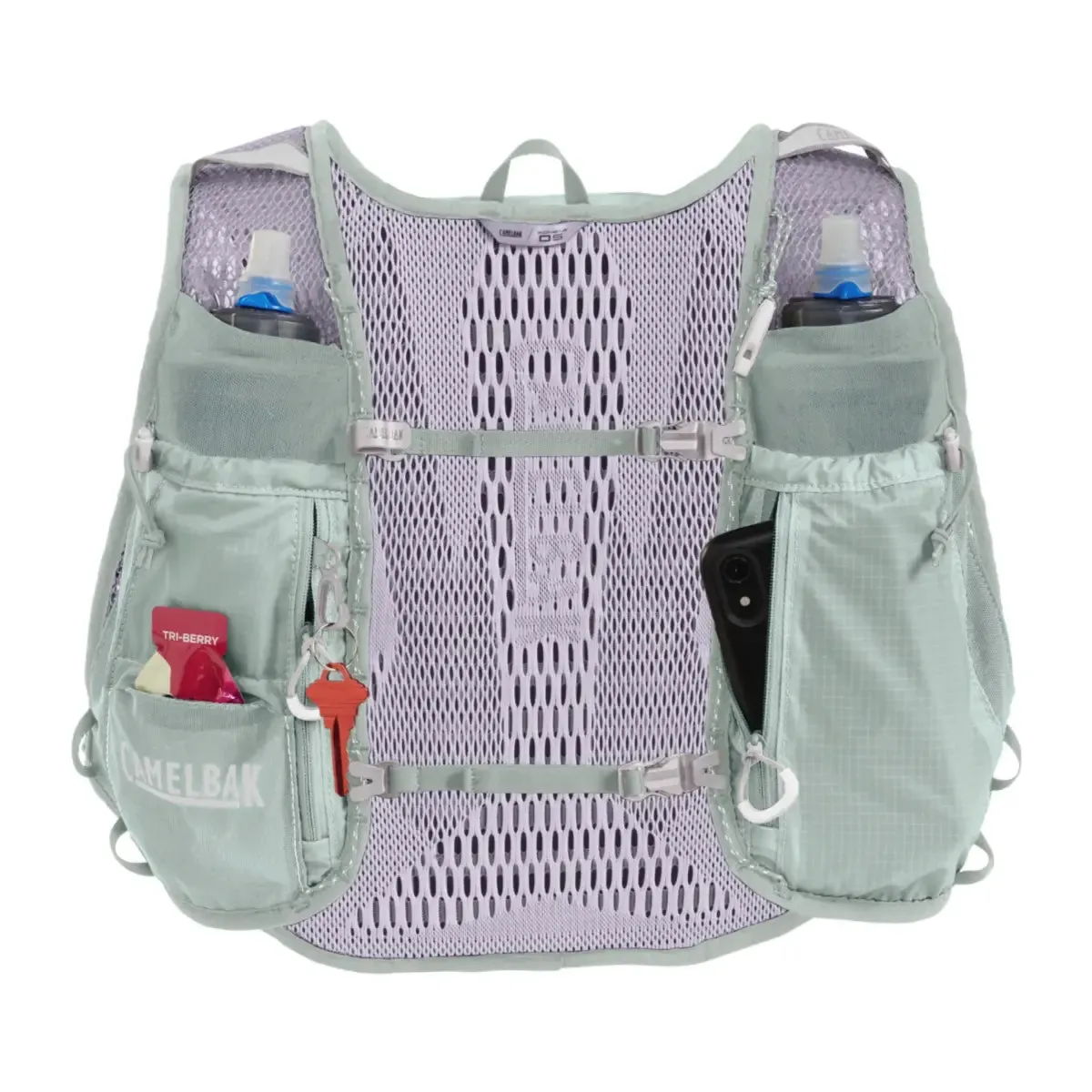 Camelbak Zephyr Pro Vest  1L Women's Running Hydration Pack - Sky Grey / Lavender Blue