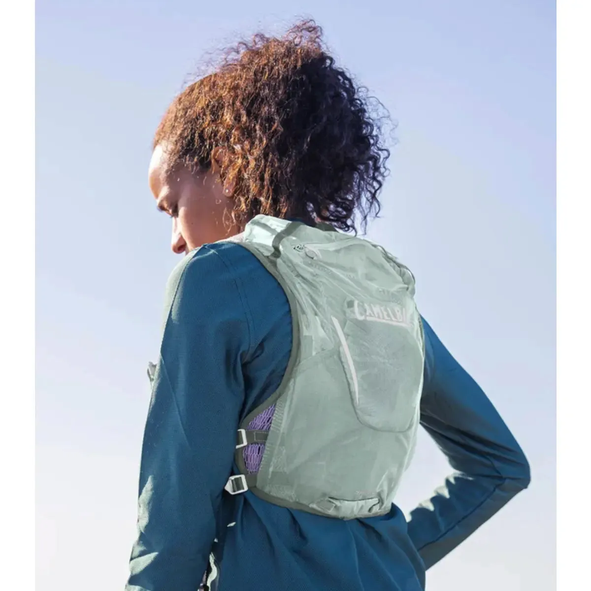 Camelbak Zephyr Pro Vest  1L Women's Running Hydration Pack - Sky Grey / Lavender Blue