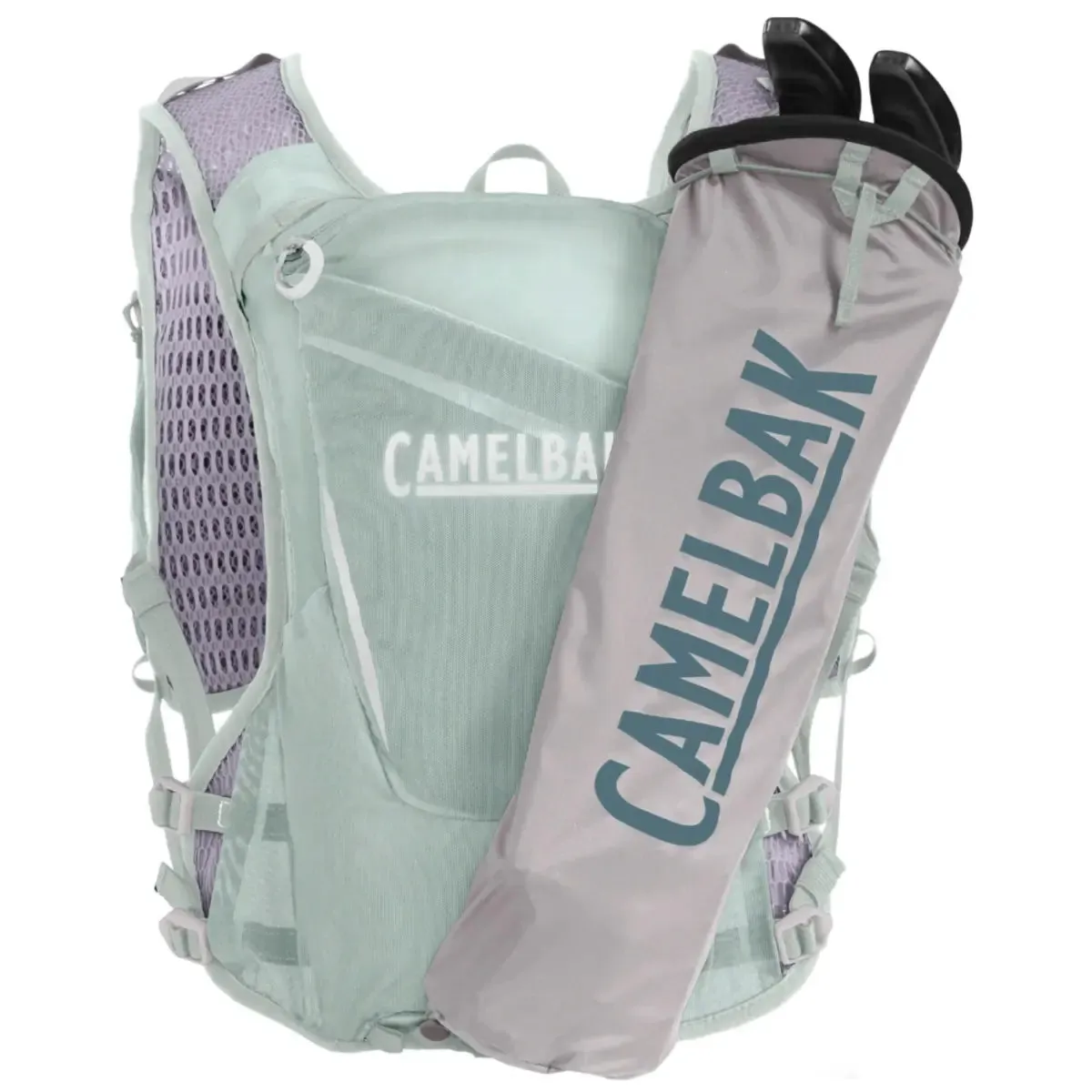 Camelbak Zephyr Pro Vest  1L Women's Running Hydration Pack - Sky Grey / Lavender Blue