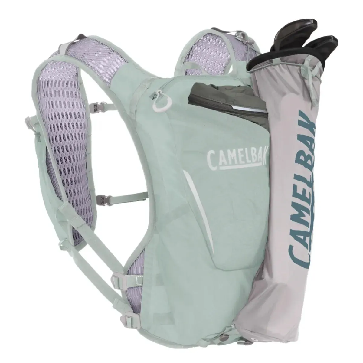 Camelbak Zephyr Pro Vest  1L Women's Running Hydration Pack - Sky Grey / Lavender Blue