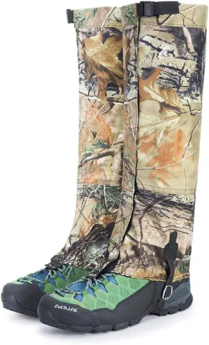 Camo Legging Gaiters Waterproof Snowboard Boots Cover Trekking Leg Shoes Gaiters for Hiking Traveling Hunting