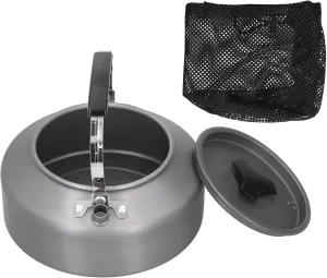 Camping Kettle, Camping Tea Kettle 1.6l Aluminum Alloy Material Portable Heat Resistant Short Nozzle Design High Strength, Camping Coffee Tea Pots for Camping Hiking Fishing