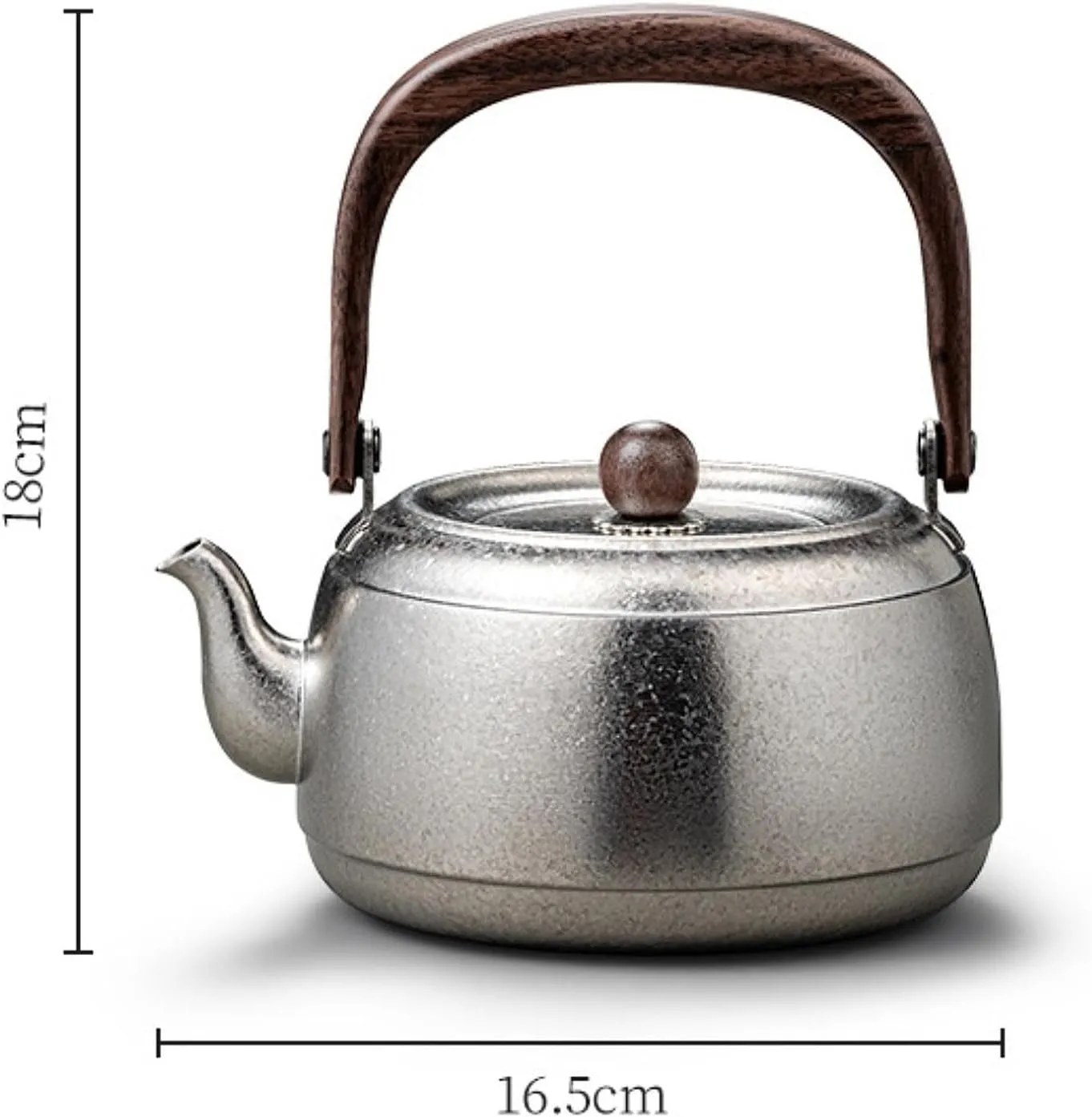 Camping Kettle Coffee Tea Pot Tableware with Lid Water Jug Portable Teapot Titanium Kettle Tea Kettle for Backpacking Outdoor