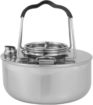 Camping Kettle, for Open Fire - Portable Kettle Coffee Pot Camping Stainless Steel,Outdoor Backpacking Water Accessories for Picnic, Hiking