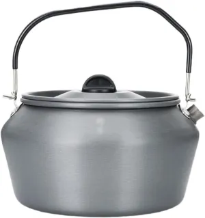 Camping Kettle Portable Durable Bushcraft Gear Open Fire Kettle, Camping Kettle Coffee Pot for Camping, Camping Tea Kettle Camping Kettle Camp Tea offee Pot