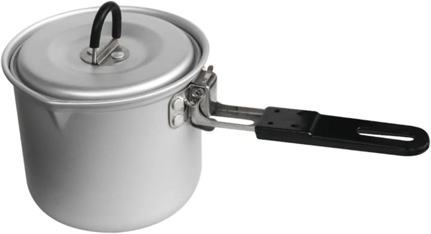 Camping Pot Cooking Pot Ultralight Multifunctional Gift Portable with Lid Cookware for Home Outdoor Activities Hiking Picnic