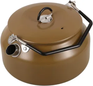 Camping Tea Kettle Portable Stainless Steel Outdoor Kettle Lightweight Multi-function Camping Supply for Boiling Water for Hiking Cooking and Tea Preparation