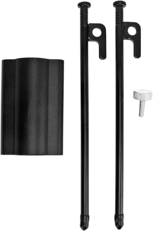 Camping Tent Pole Bracket, Aluminum Copper Tent Pole Bracket, Adjustable Nut Tent Pole Bracket, Outdoor Tent Pole Bracket, Compatible with Different Diameter Awning Poles