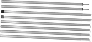 Camping Tent Pole Replacement 8pcs Fiberglass Poles Tent Frame Support for Backpacking Hiking