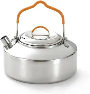 Camping Water Kettle Stainless Steel Portable Tea Coffee Pot Travel Teapot with Handle Picnic Fishing Backpacking