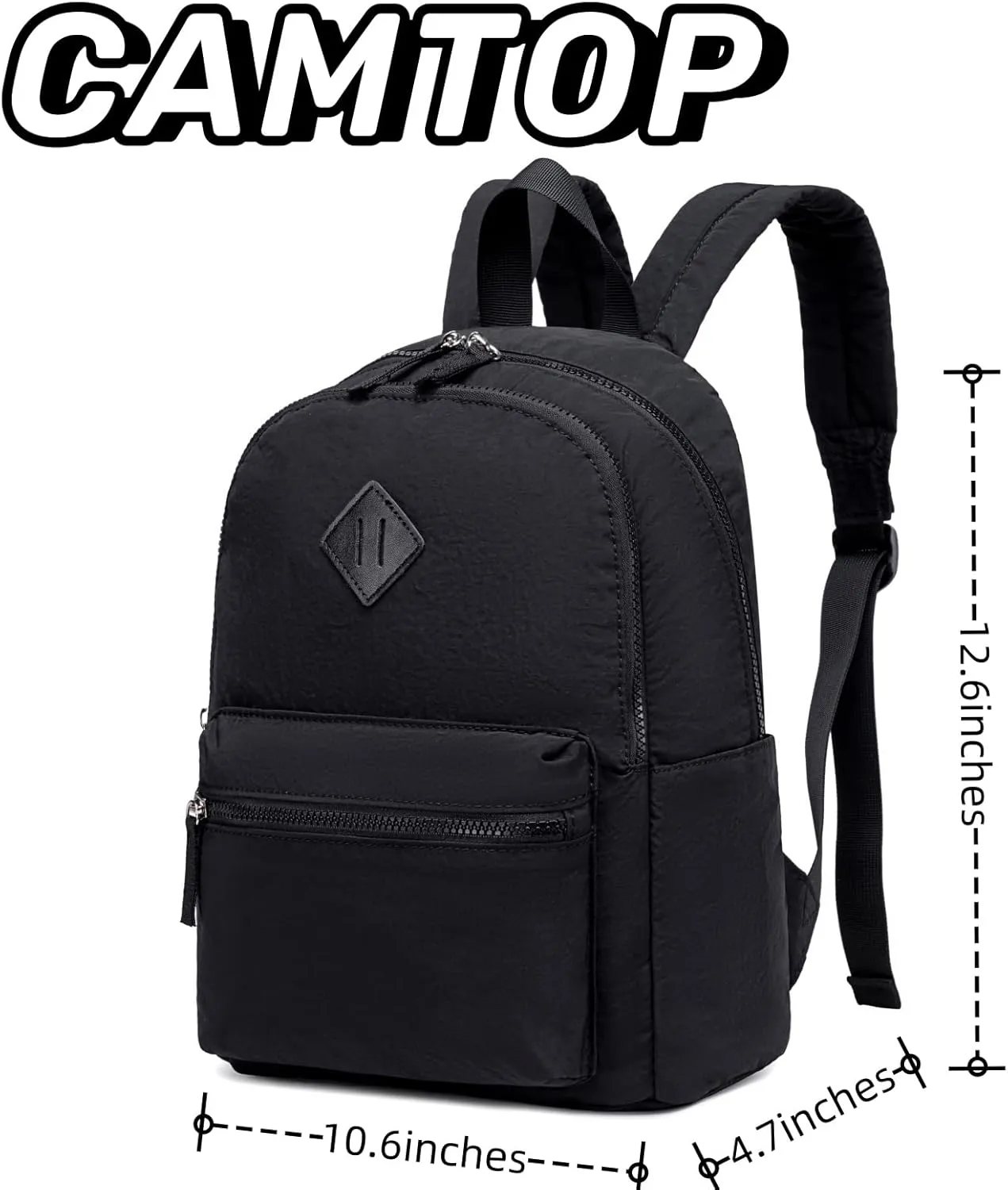 CAMTOP Mini Backpack Small Backpack Purse for Women Girls Lightweight Cute Fashion Backpack Bookbag Daypack for Travel Shopping Them Park