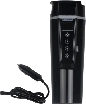 Car Kettle - Car Coffee Maker - Car Water Heater - Battery Powered Kettle - Electric Coffee Mug Travel - Tea Warmer for Car Cup Holder - 12 Volt - Water Boiler - 304 Stainless Steel