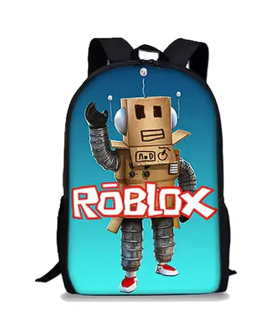 Cartoon Roblox Backpack for Kids