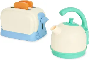 Casdon Breakfast Set | Realistic Toy Kettle and Toaster Set for Children Aged 3  | Features Interactive Elements to Expand On Imagination!