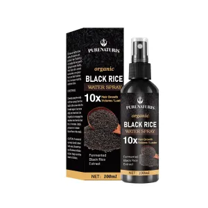 Castor oil Ginger Rice Water for Hair Growth Serum - Leave-In Spray for Men & Women, Effective for Hair Loss, Dry Damaged Hair, Hair Regrowth for Thicker, Fuller, Longer Hair, 3.5 fl oz