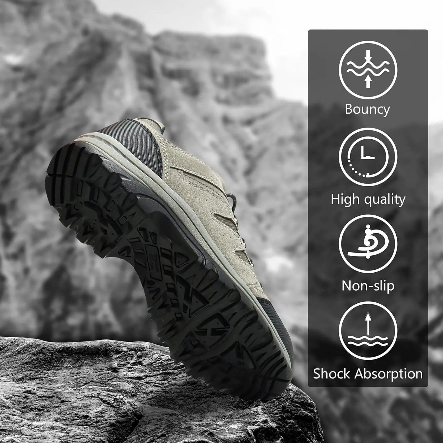 CC-Los Mens Hiking Shoes Outdoor Comfortable Trekking Shoe Lightweight Working Sneaker