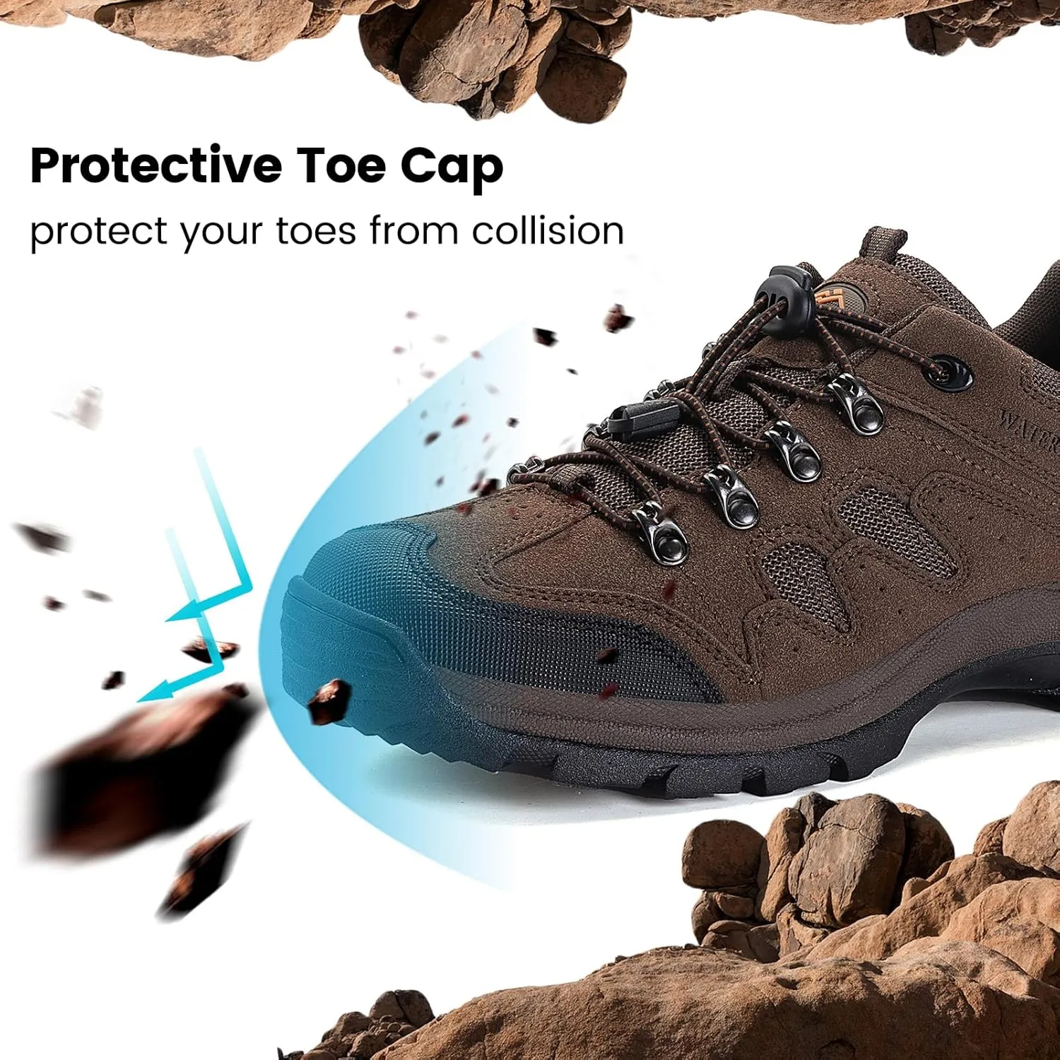 CC-Los Mens Hiking Shoes Outdoor Comfortable Trekking Shoe Lightweight Working Sneaker