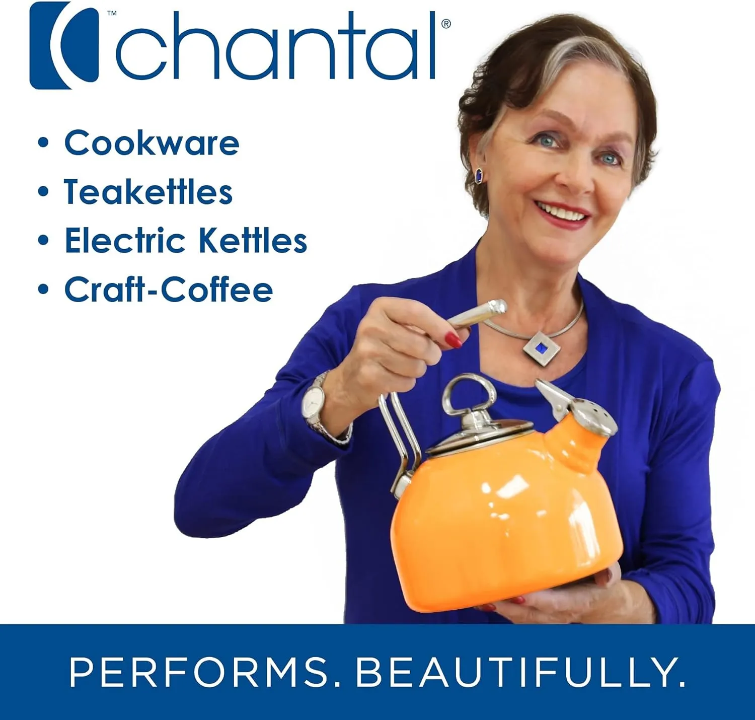 Chantal Oslo Cordless Electric Kettle (Butter Yellow)