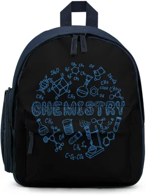 Chemical Experimental Equation Funny Travel Backpack Lightweight Shoulder Bag Casual Daypack for Daily Business for Women Men