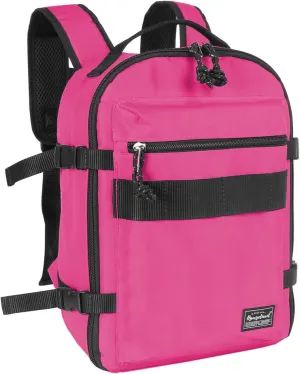 Child's Travel Backpack for Ages 3-6 | Lightweight Suitcase Style Carry-On | 10L Weekender with Tablet Sleeve & Chest Strap | Deep Pink
