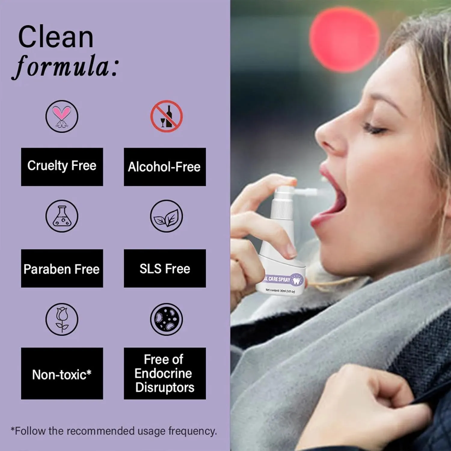 Clove Oil Oral Care Spray,Clove mouthwash,Clove Oil for Teeth and Gums (1PC)