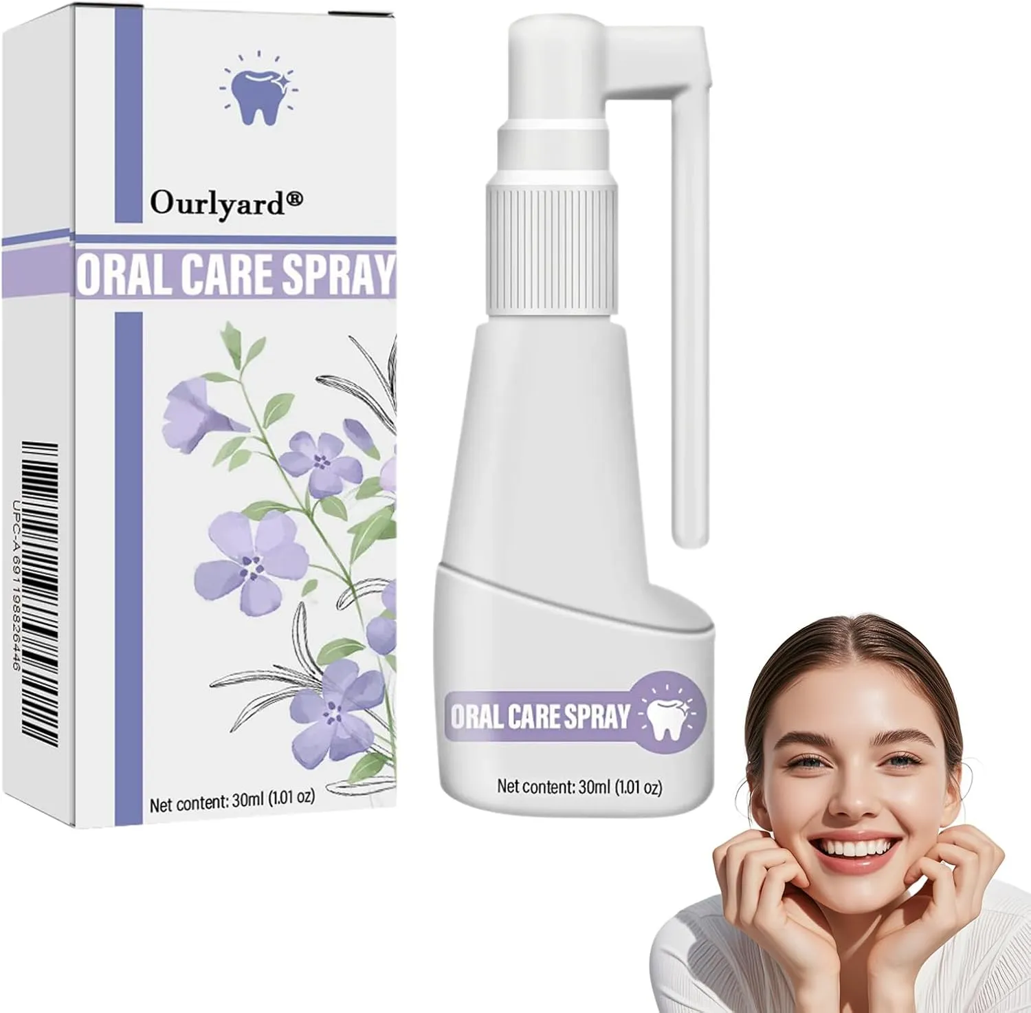 Clove Oil Oral Care Spray,Clove mouthwash,Clove Oil for Teeth and Gums (1PC)