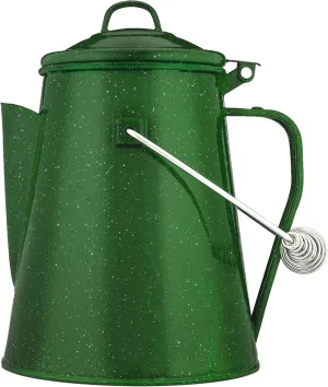 COLETTI Classic Camping Kettle - Tea and Camp Kettle, NO Aluminum or Plastic, Ideal for Boiling Water (Green)