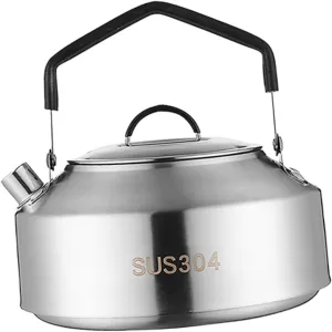 Convenient Water Kettle for Camping and Household Durable Stainless Steel Portable Outdoor Tea Pot