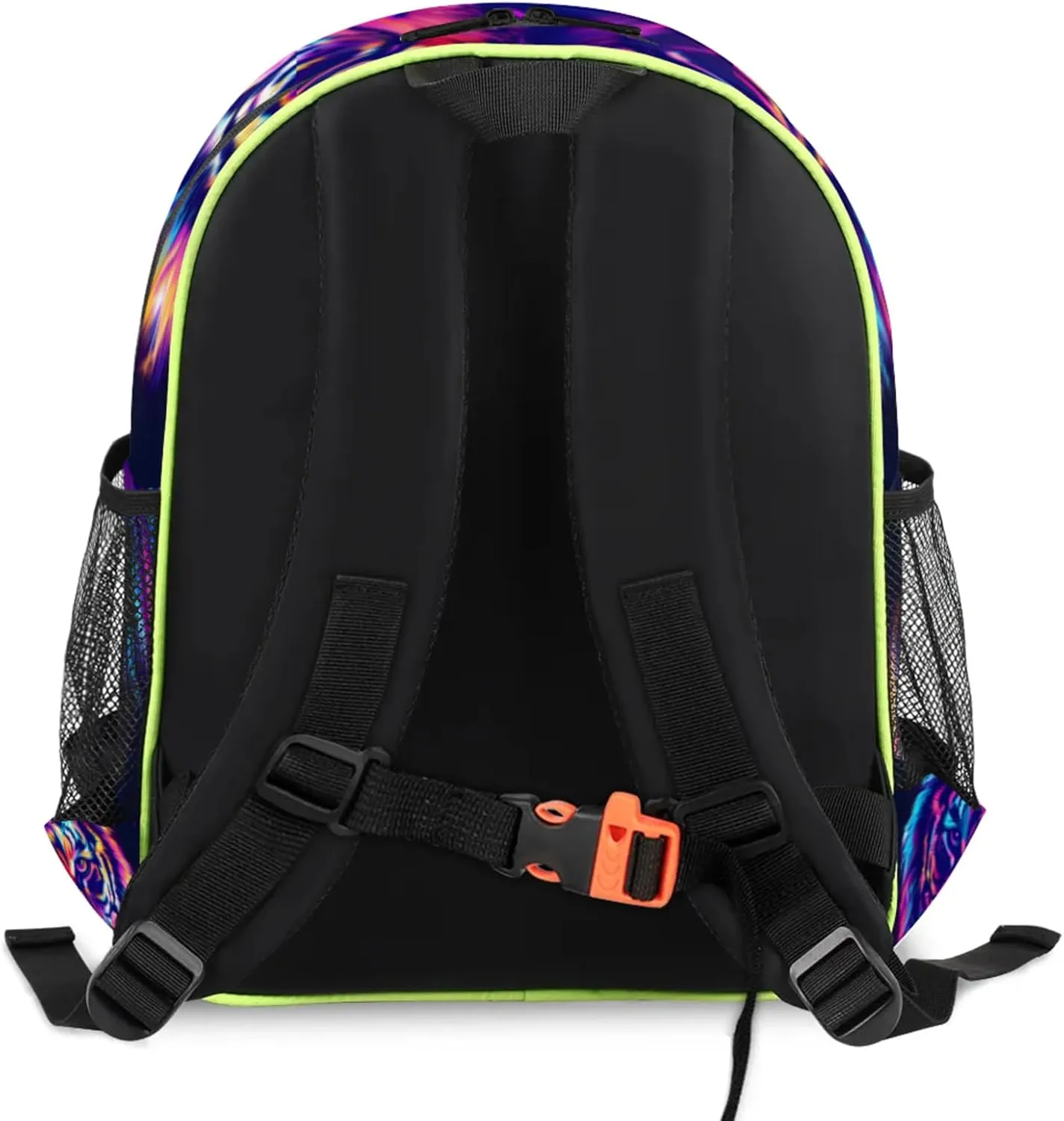 Cool Tiger Custom Backpack with Name Cute Personalized Small Shoulder Bag Waterproof Travel Casual Backpack with Chest Strap 14.2in