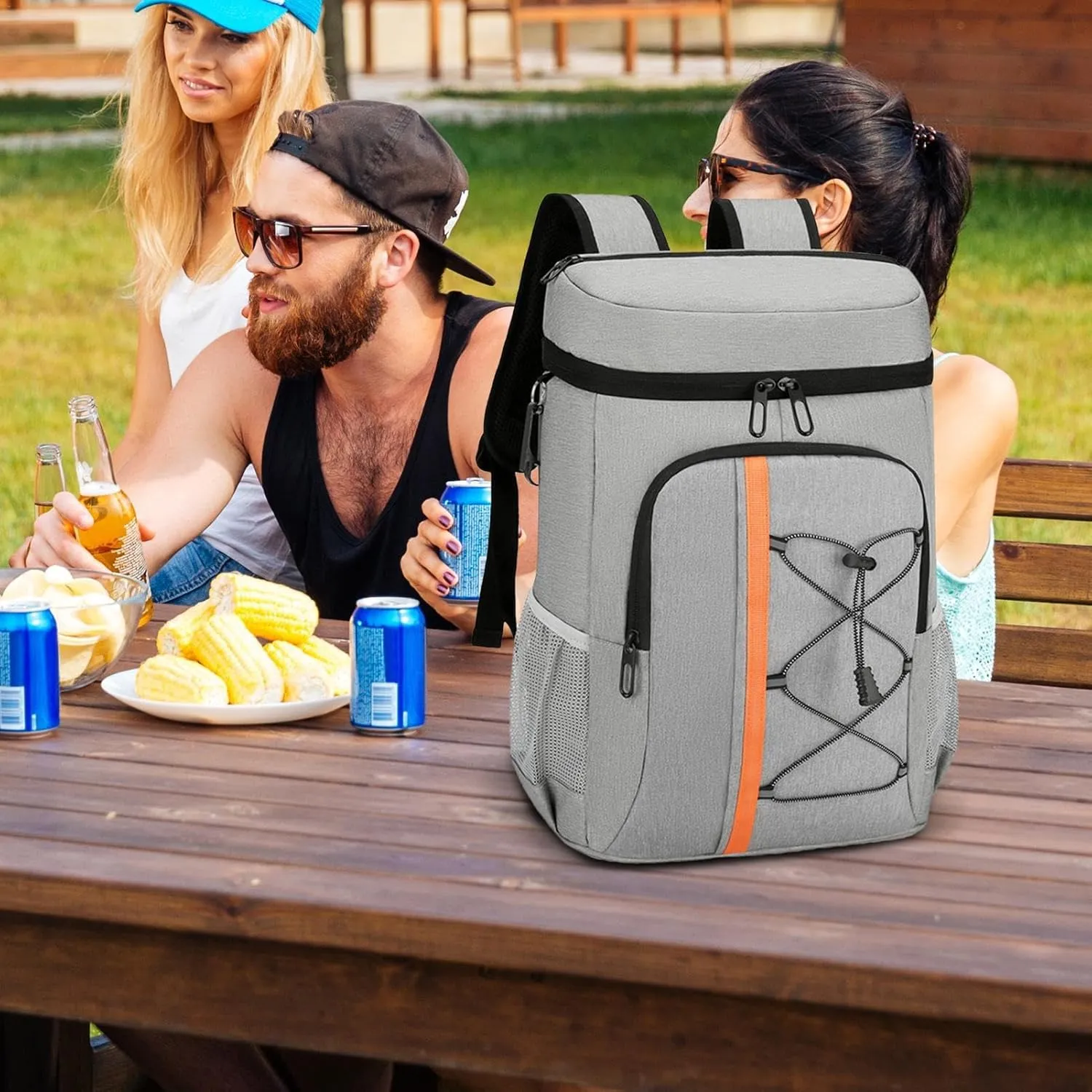 Cooler Backpack, Cooler Backpack - Leakproof Insulated Backpack Cooler,Camping Cooler, Lightweight Backpack Cooler Bag, Ice Chest Backpack for Camping and Camping