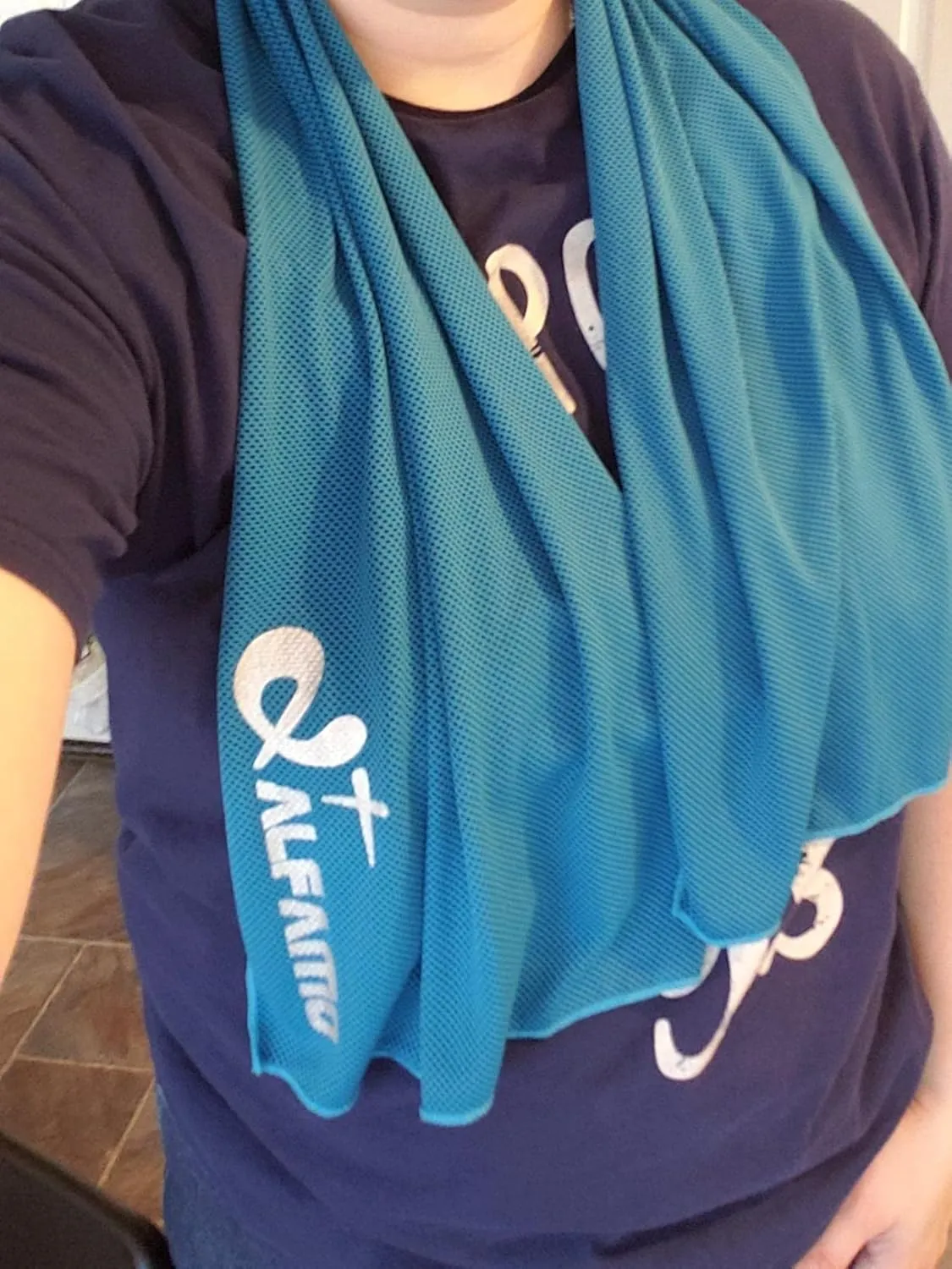 Cooling Towel for Sports, Workout, Fitness, Gym, Yoga, Pilates, Travel, Camping & More