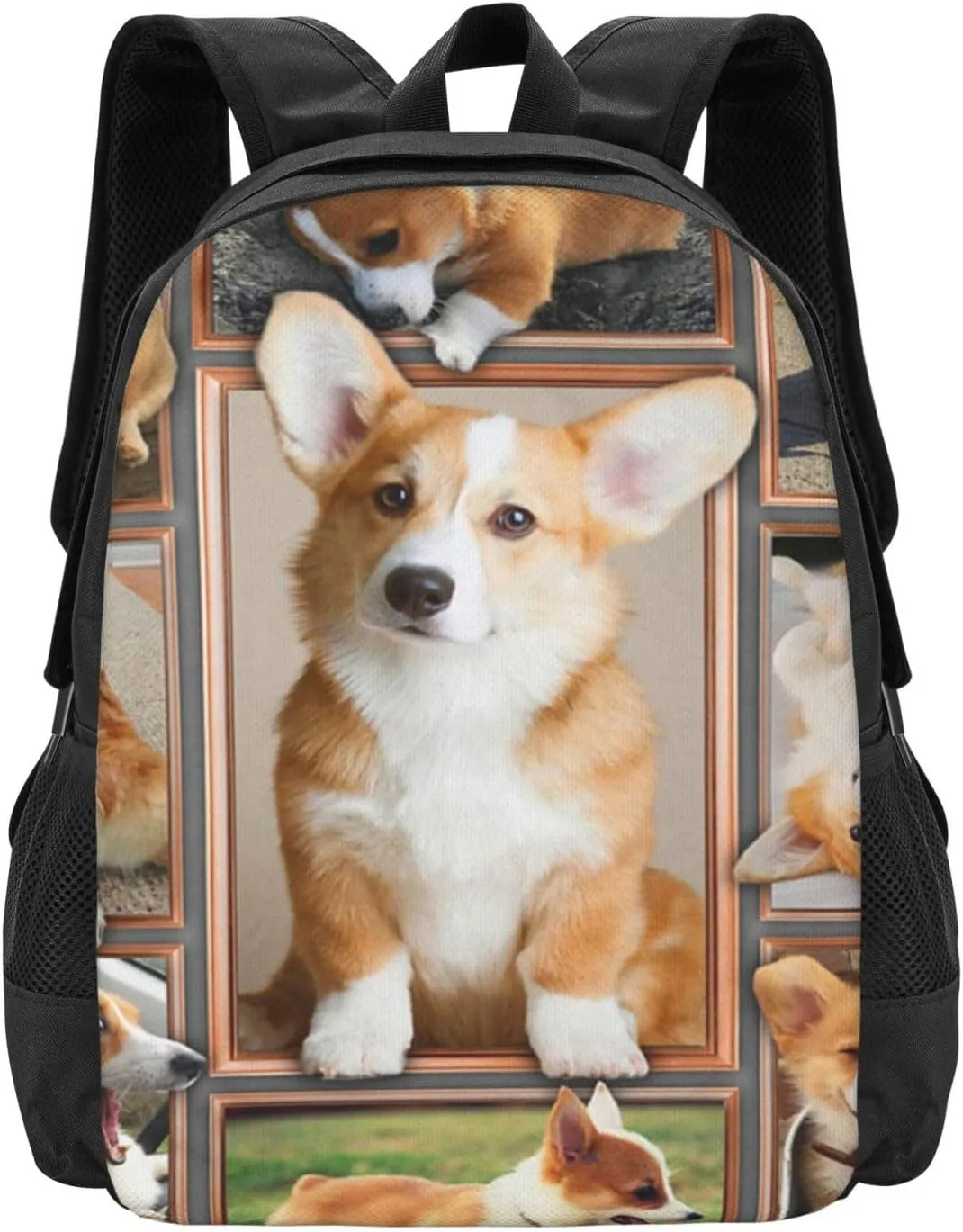 Corgi Carry on Backpack, Extra Large Travel Backpack Work Bag for Men and Women, Water Resistant Lightweight Daypack for Flight 40L