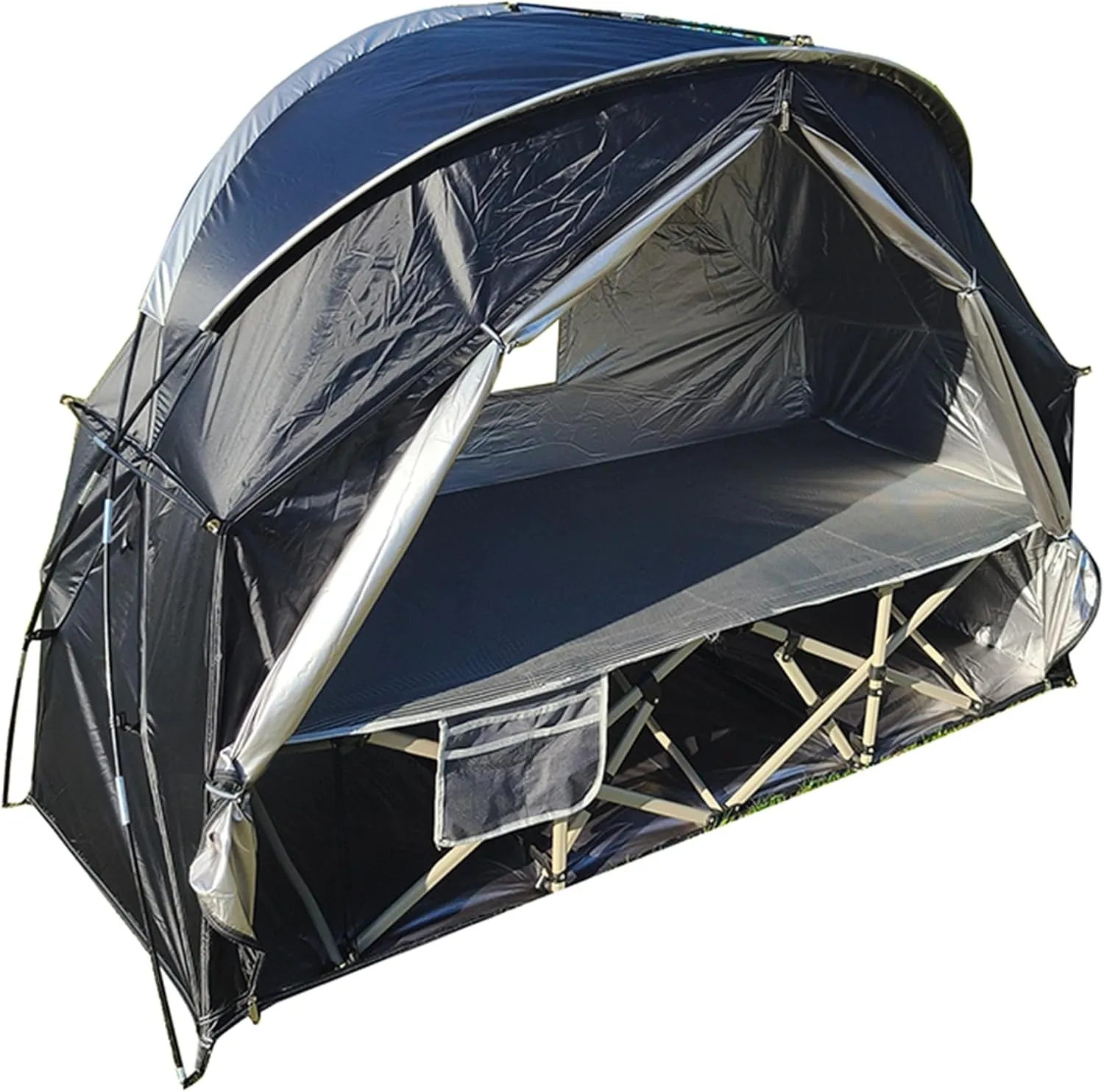 Cot Bed Tent for Solo Campers, Mosquito Net 1-Person Camping Tent, Lightweight& Compact, Without Bed