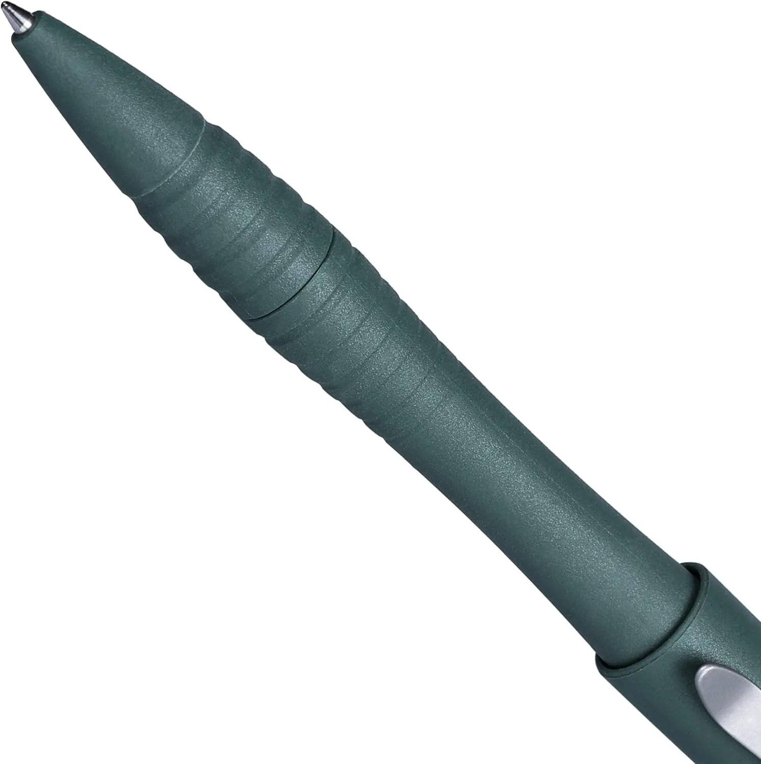 CRKT Williams Defense Pen: Low Profile, Lightweight EDC Pen, Grivory, Pressurized Ink Cartridge and Pocket Clip TPENWRG, Green