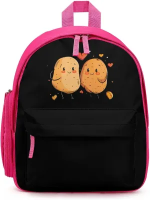 Cute Potatoes Mini Backpack Cute Shoulder Bag Lightweight Daypack for Travel Picnic Camping